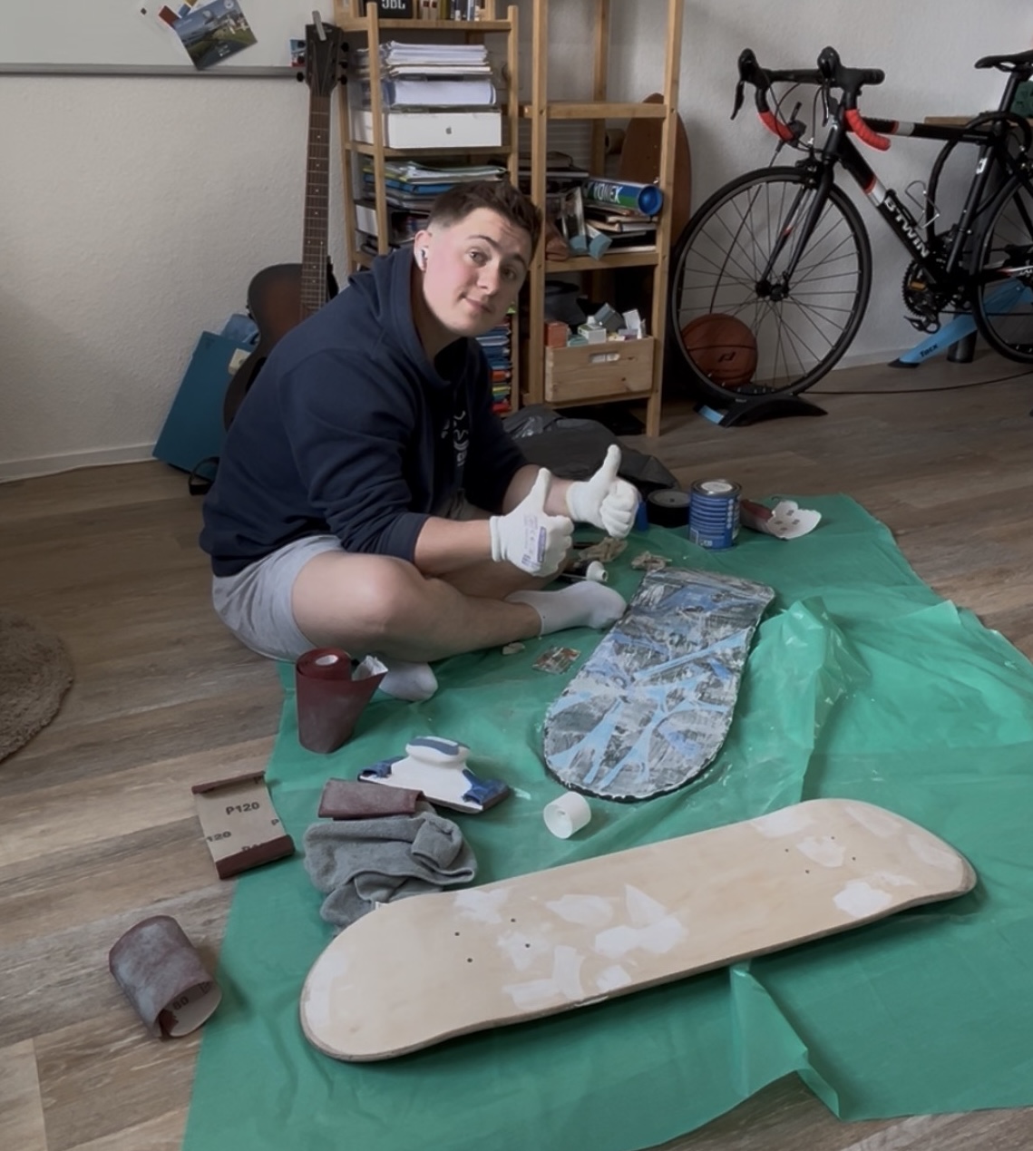 Custom skateboard